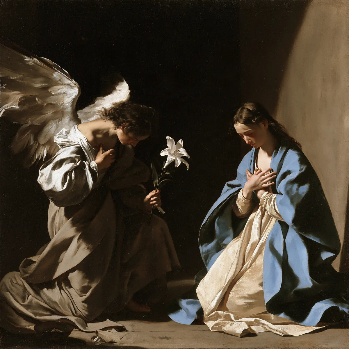 The Annunciation — The Tall Lily before the Luminous Wall