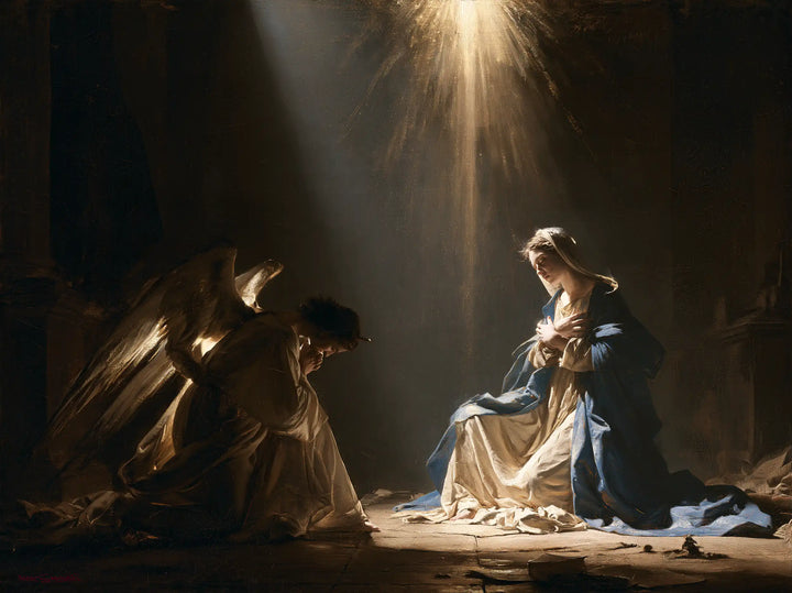 The Annunciation - Divine Light Descending upon Mary · Landscape n° 3