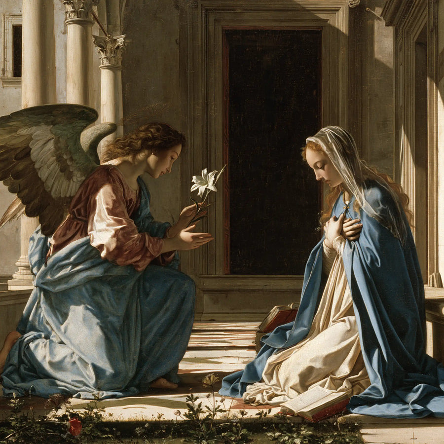 The Annunciation - Florentine Renaissance · Square n° 7