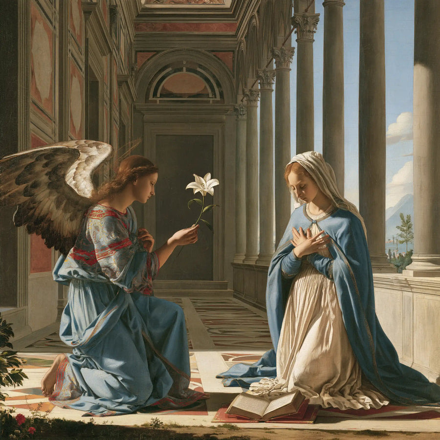 The Annunciation - Florentine Renaissance · Square n° 8