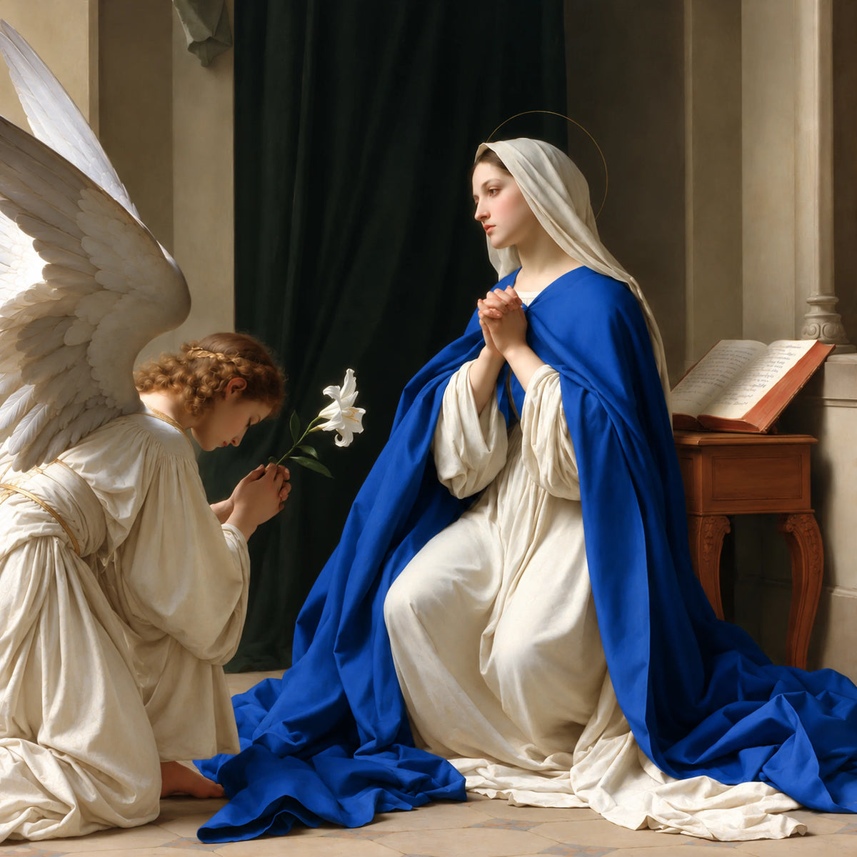 The Lily and the Book – Florentine Annunciation · Square