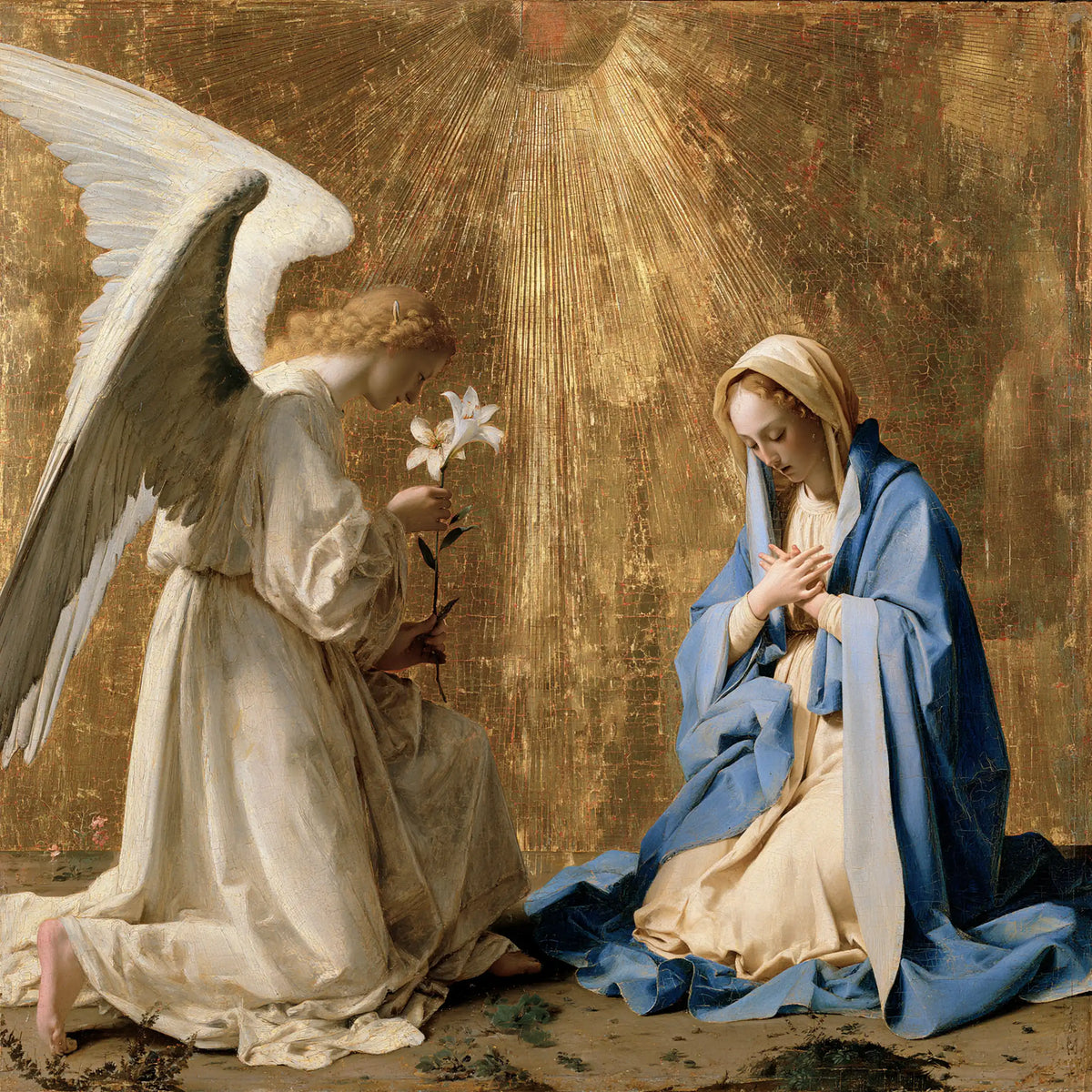 The Annunciation - Sacred Gold · Square n° 8