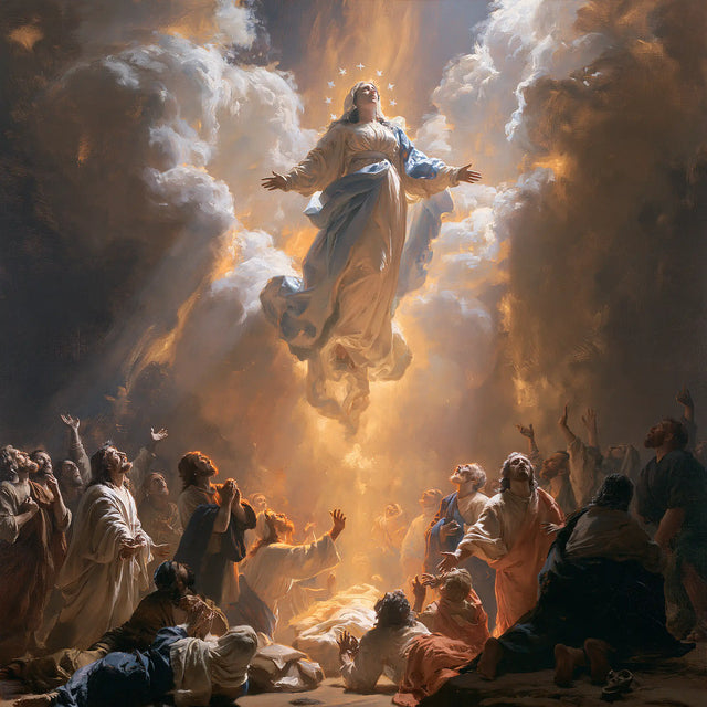 The Assumption of Mary — Heaven Opens Above the Earth