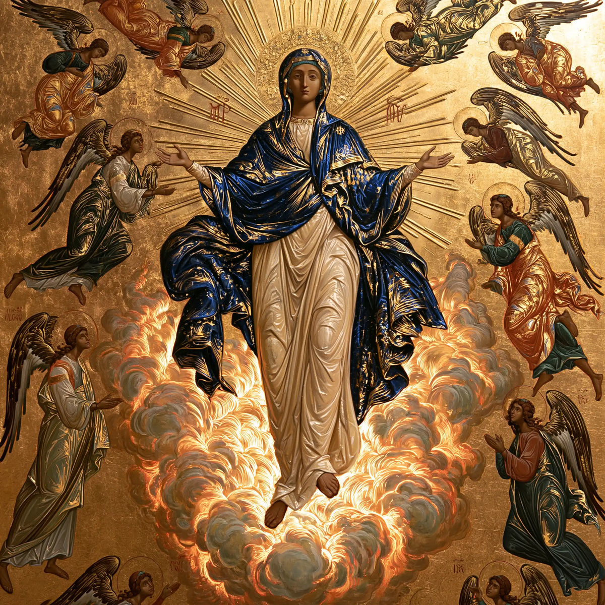 The Assumption of Mary — Clouds with Copper Reflections