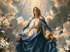 The Assumption of Mary — The Gaze Beyond the Bouquets