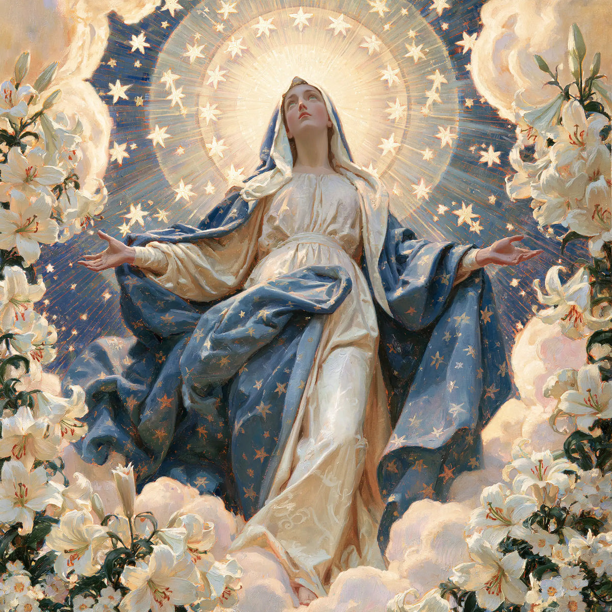 The Assumption of Mary — The Halo of Hanging Gardens