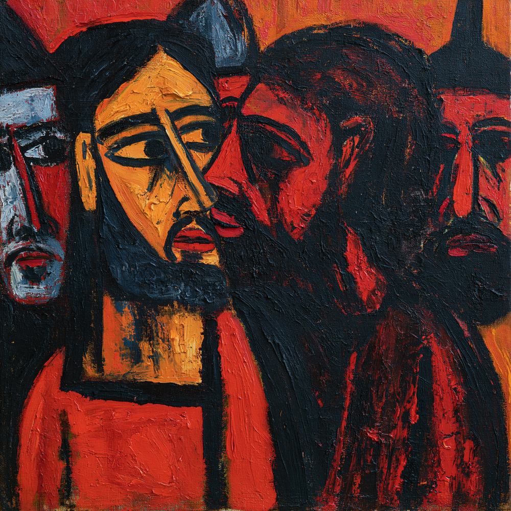 The Betrayal of Judas - Ekspresjonist · Carré nr. 1 - Kristen kunst