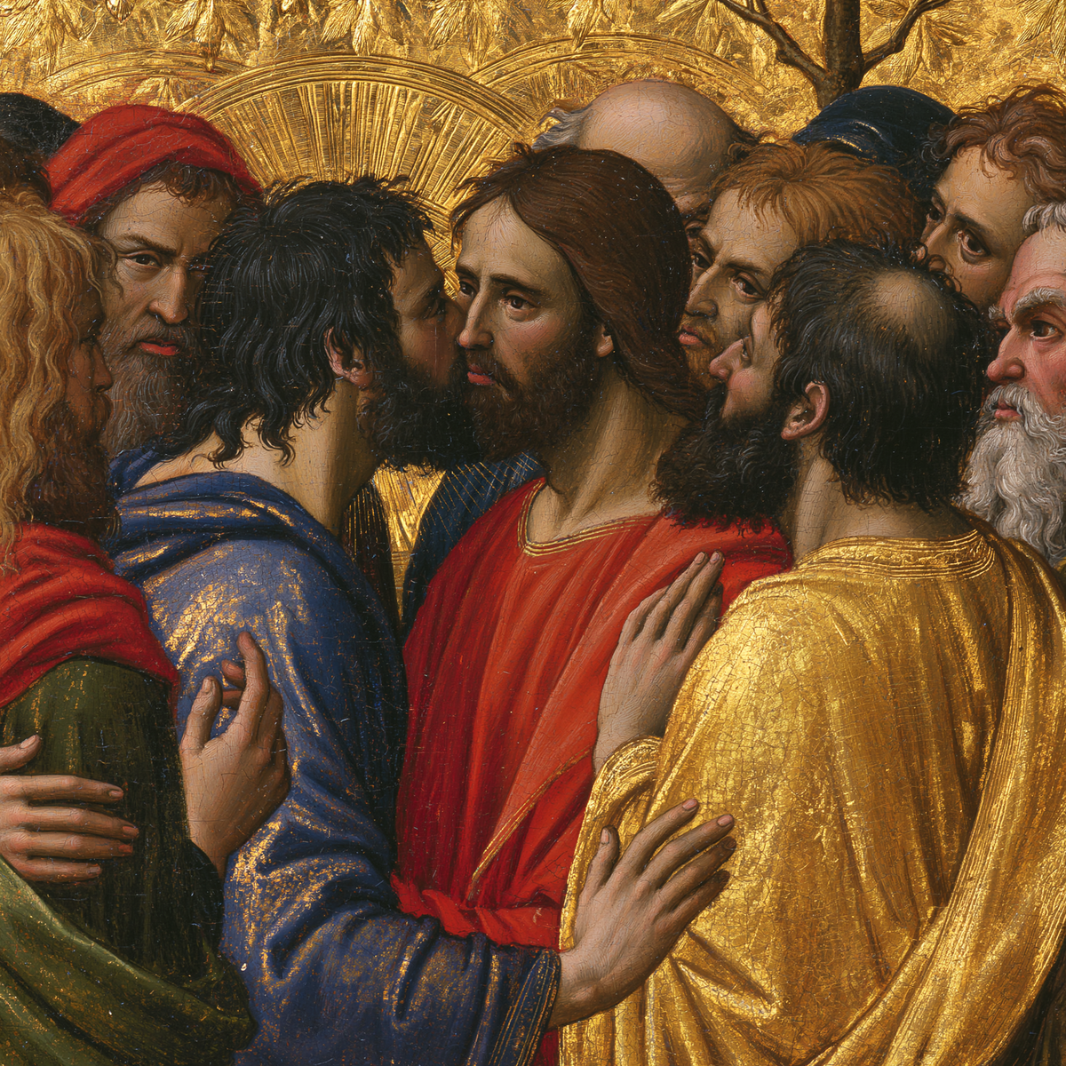 The Betrayal of Judas - Hellig gylden · Firkantet nr. 1 - Kristen kunst