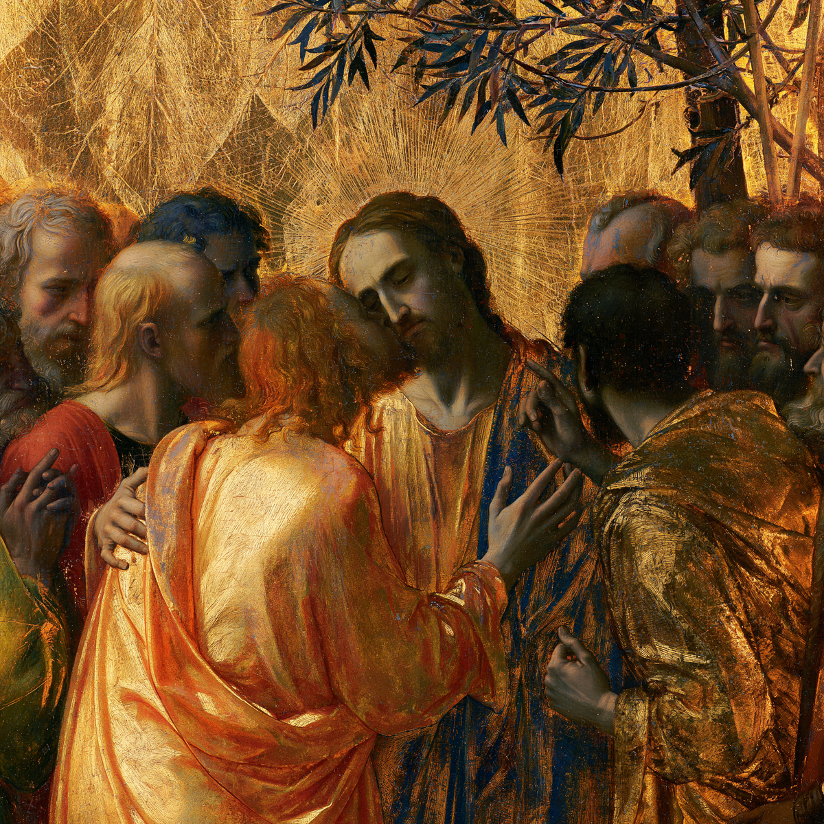 The Betrayal of Judas - Hellig gylden · Firkantet nr. 2 - Kristen kunst