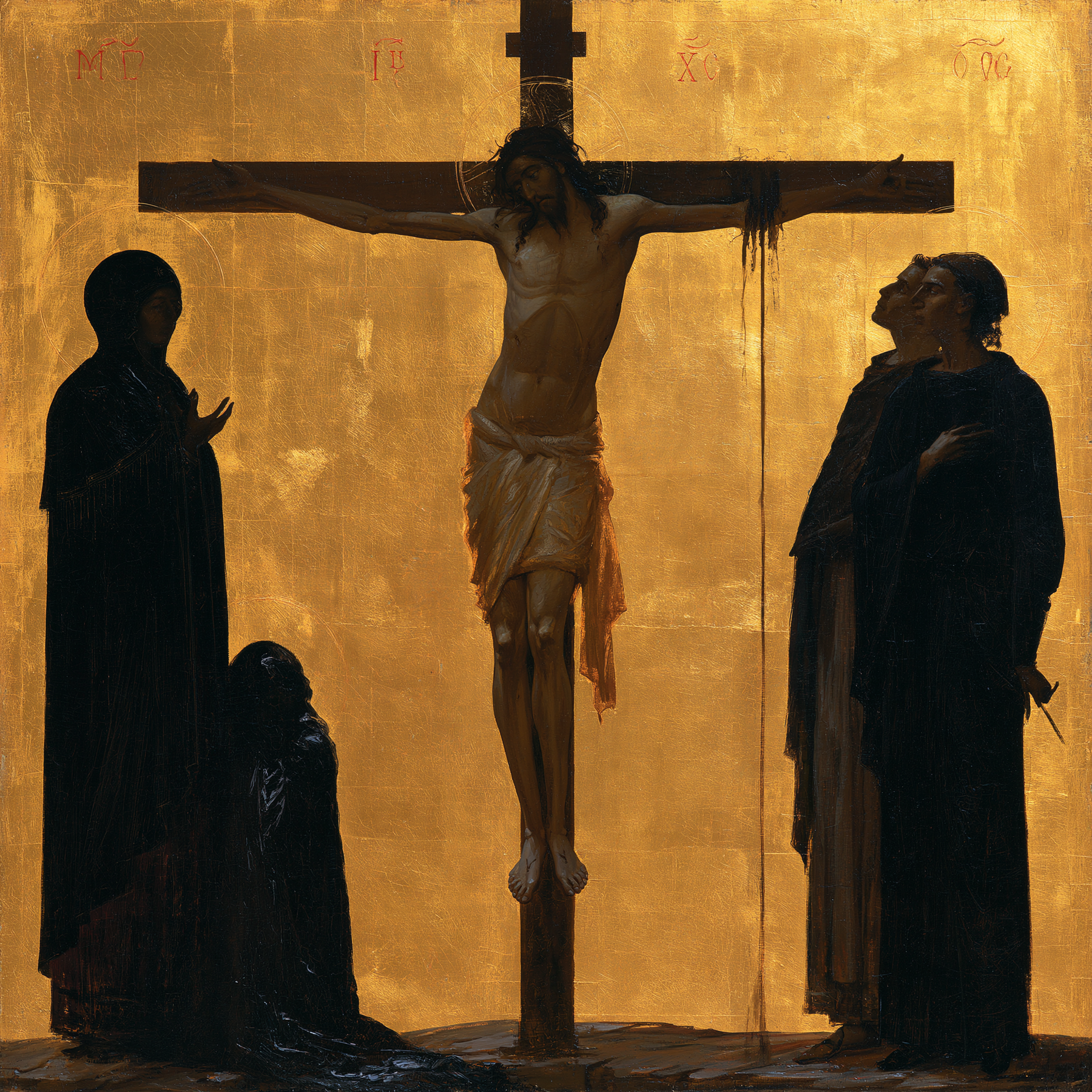 The Crucifixion - Contemporary Byzantine · Square n° 2