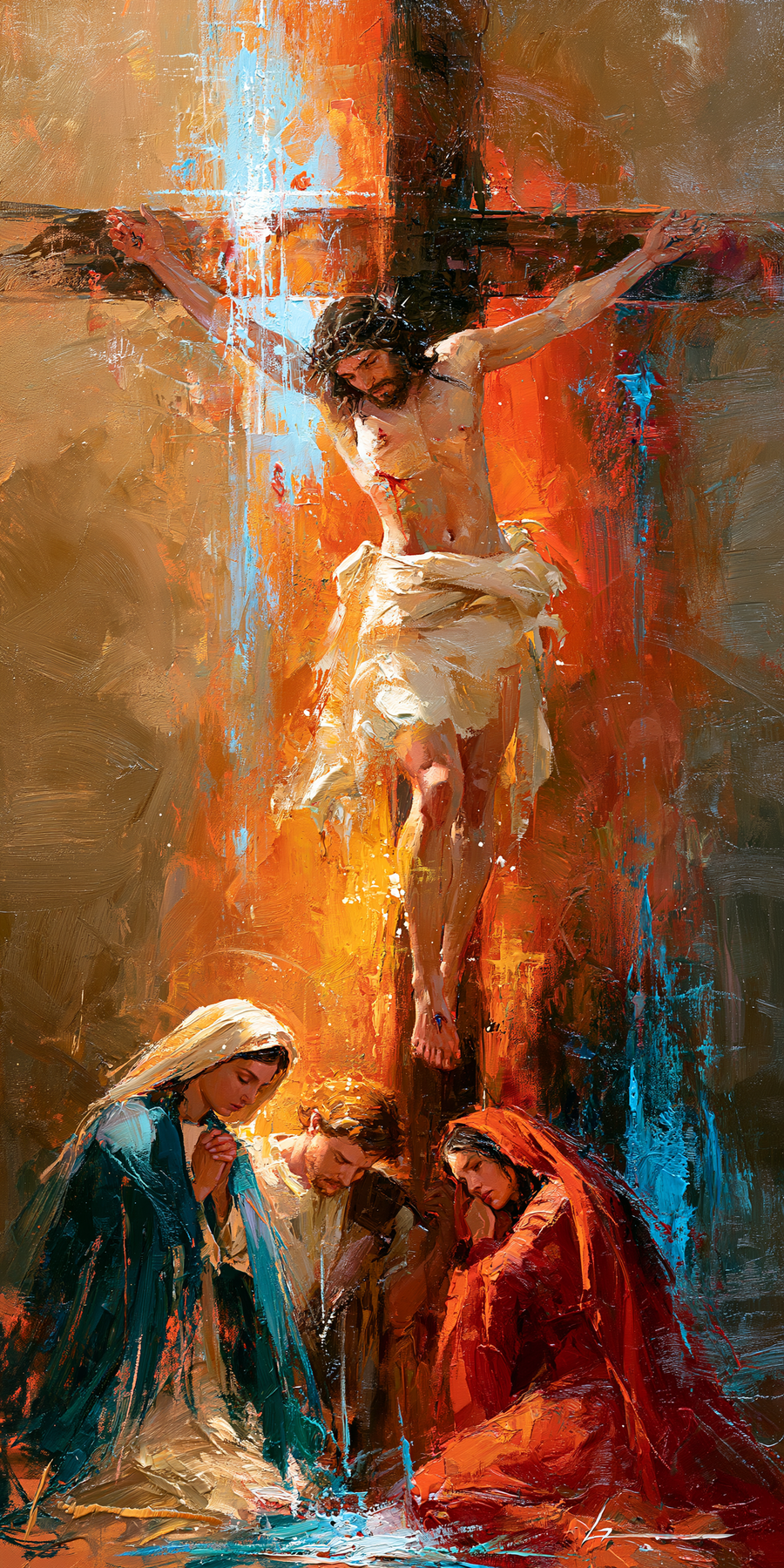 The Crucifixion - Impressionist · Portrait n° 3