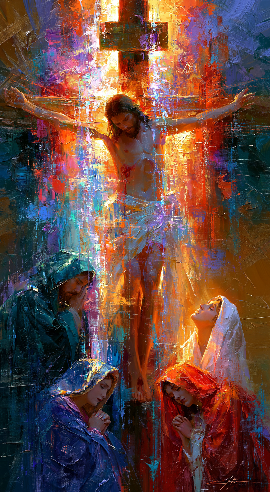 The Crucifixion - Impressionist · Portrait n° 6
