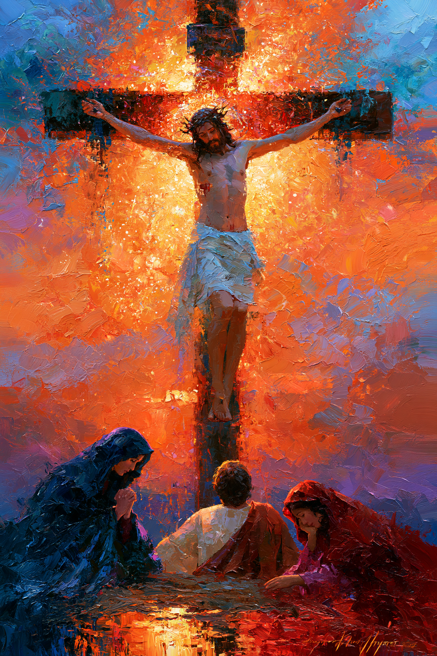 The Crucifixion - Impressionist · Portrait n° 13