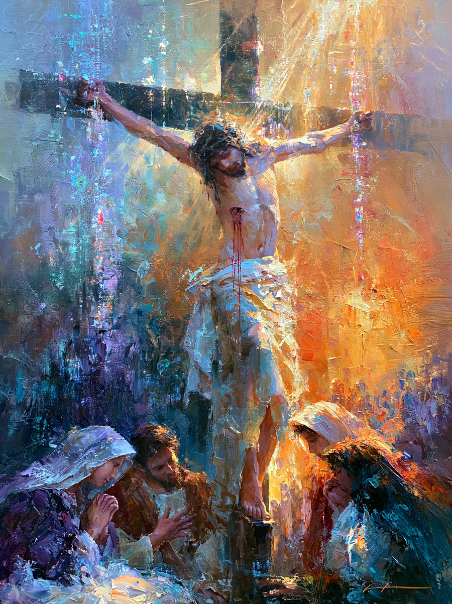 The Crucifixion - Impressionist · Portrait n° 16