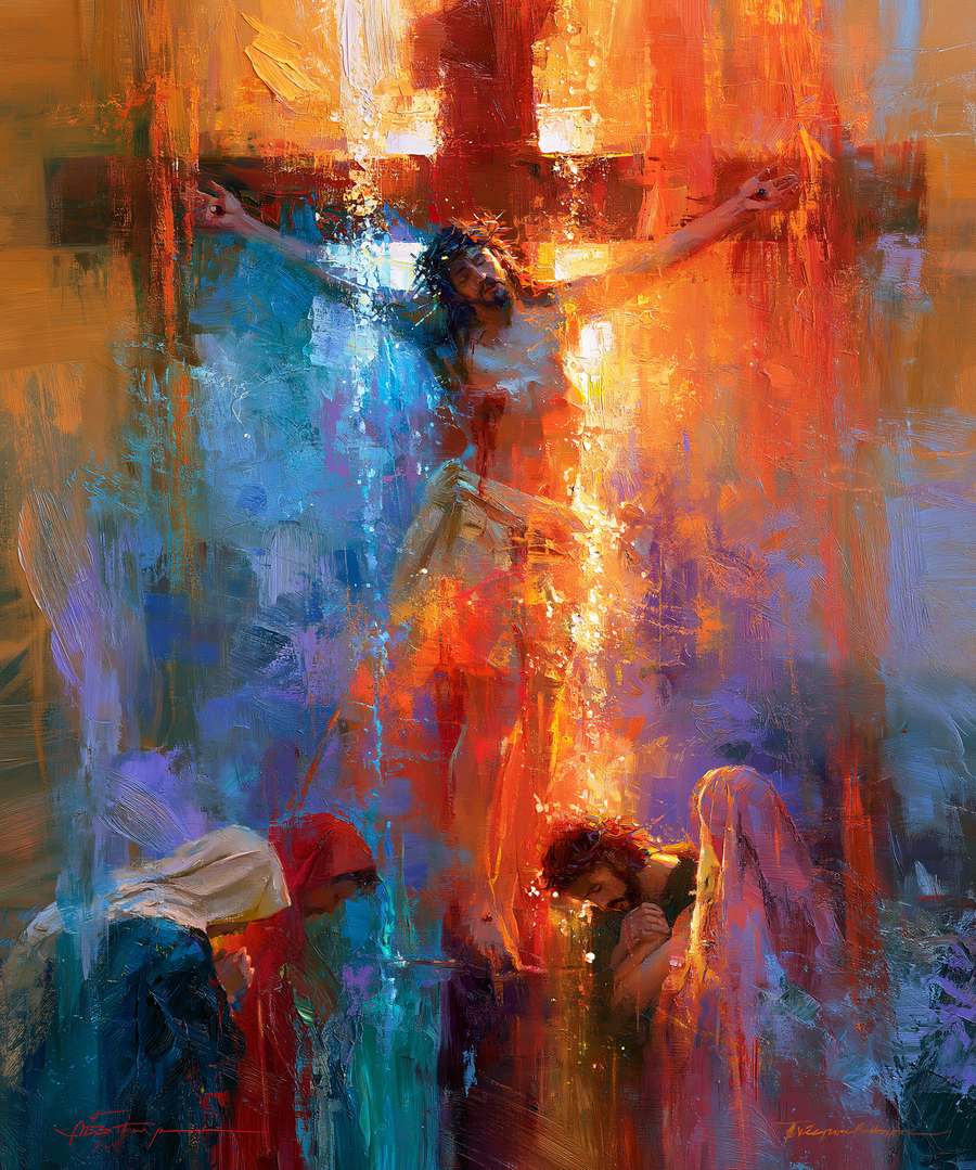 The Crucifixion - Impressionist · Portrait n° 22