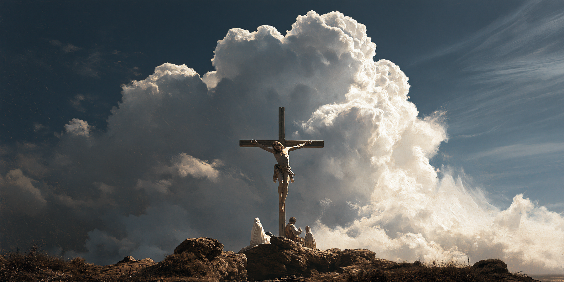The Crucifixion - Sacred monumental view · Landscape n° 11