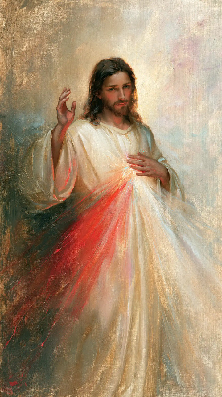 Divine Mercy Jesus - Impressionist · Portrait n° 7