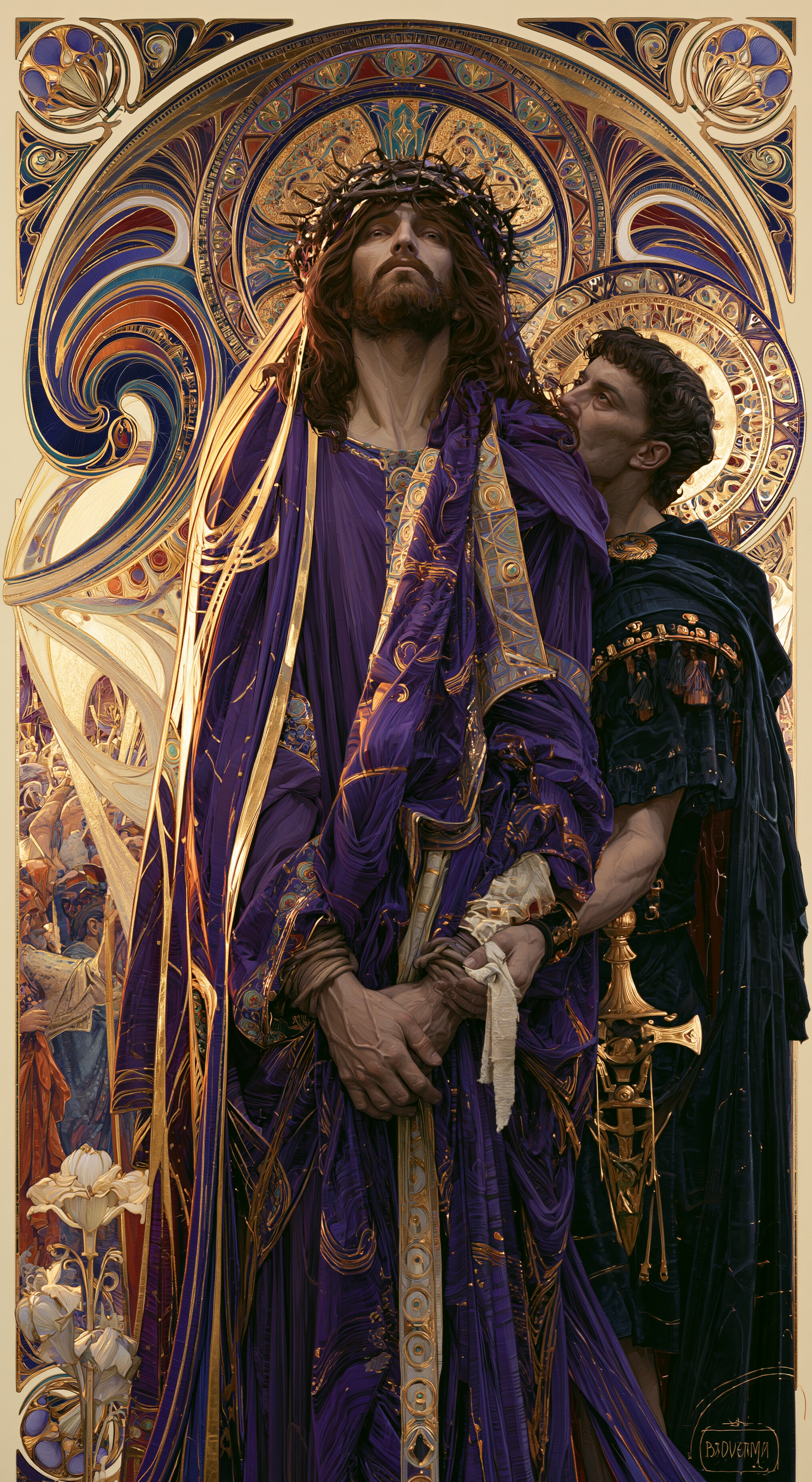 Ecce Homo - Sacred Art Nouveau · Portrait n° 5