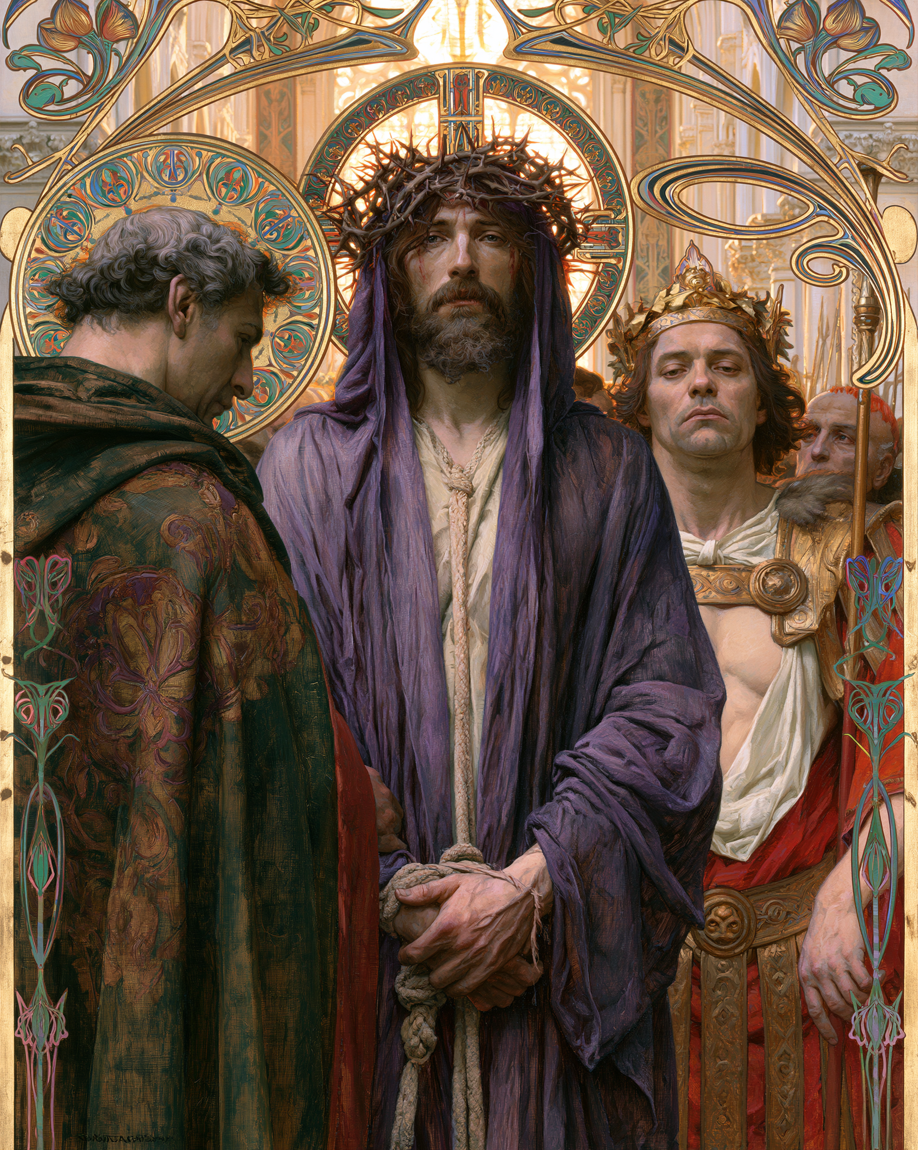 Ecce Homo - Sacred Art Nouveau · Portrait n° 17
