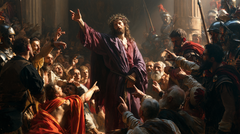 Ecce Homo — The Arm Toward Heaven Amid the Crowd