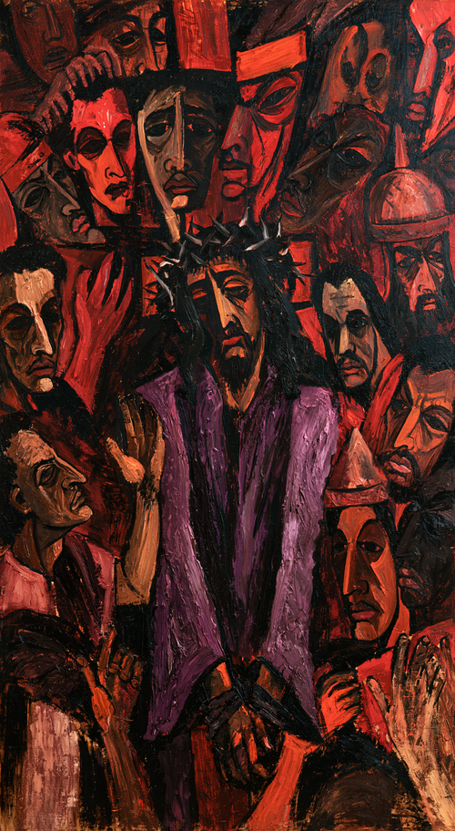 Ecce Homo - Ekspresjonist · Portrett nr. 5 - Kristen kunst