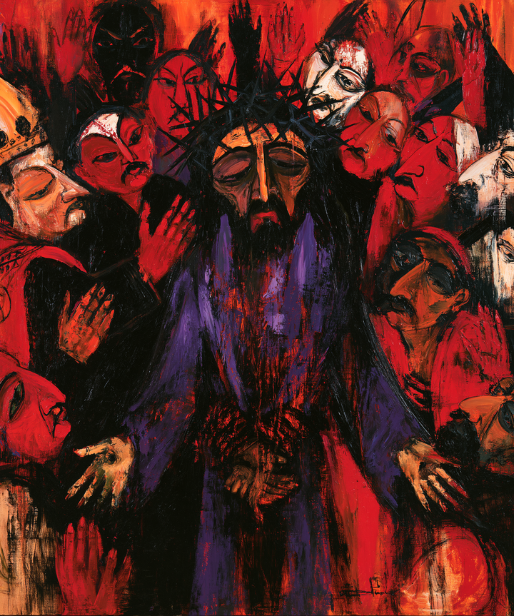 Ecce Homo — Open Palms in the Red Lament