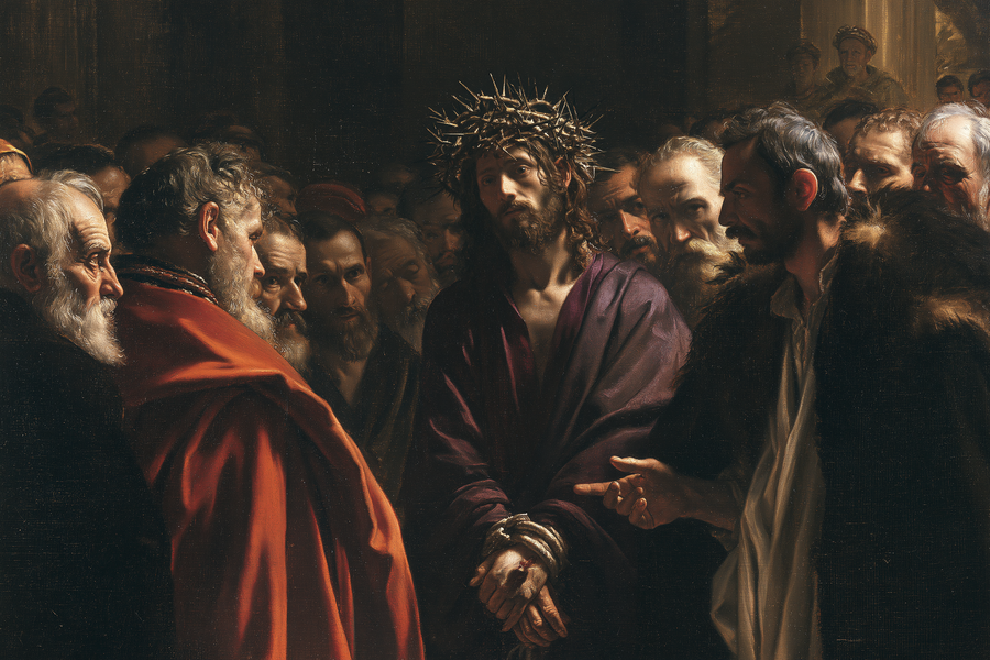 Ecce Homo - Black and gold · Landscape n° 14