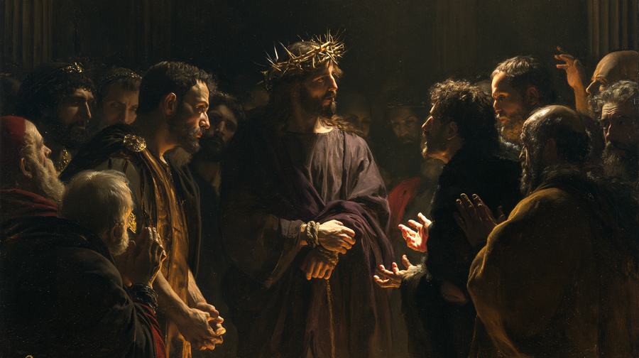 Ecce Homo - Black and gold · Landscape n° 18