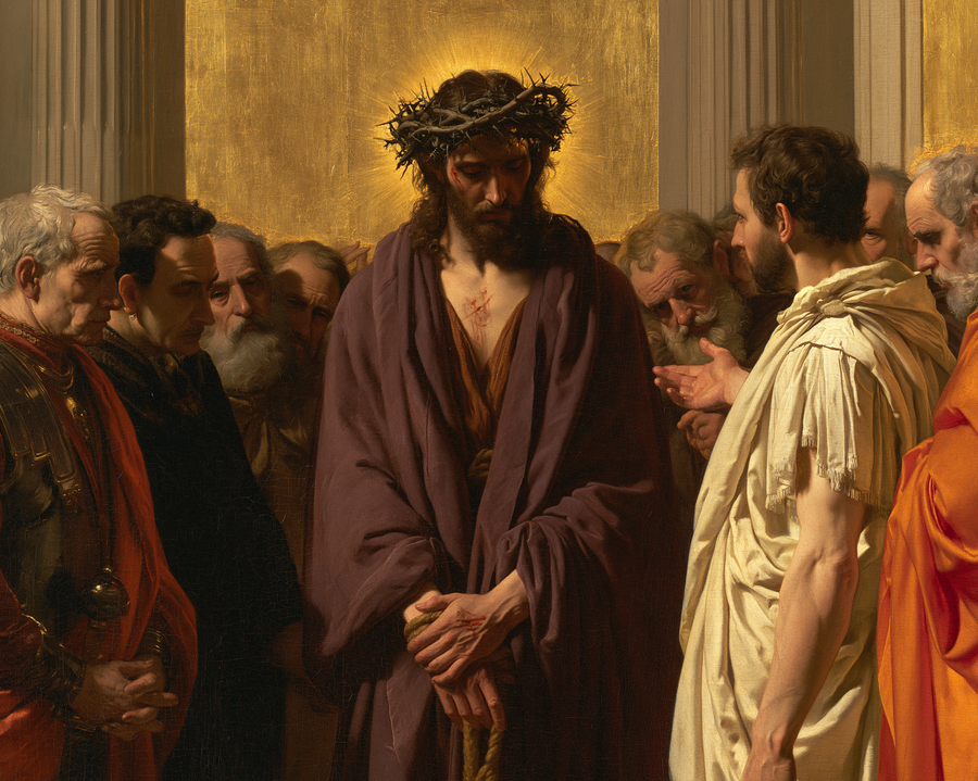 Ecce Homo - Sacred golden · Landscape n° 4