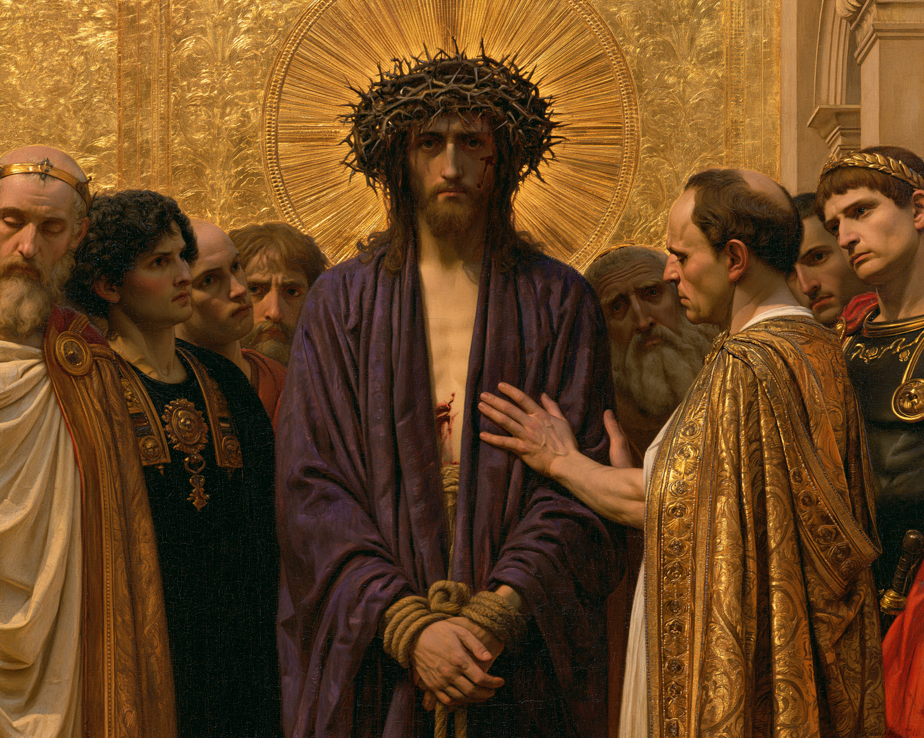 Ecce Homo - Sacred golden · Landscape n° 5