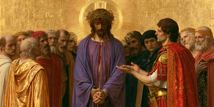 Ecce Homo - Sacred golden · Landscape n° 18