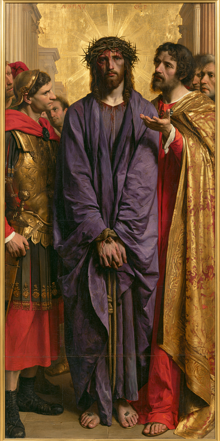Ecce Homo - Hellig gylden · Portrett nr. 1