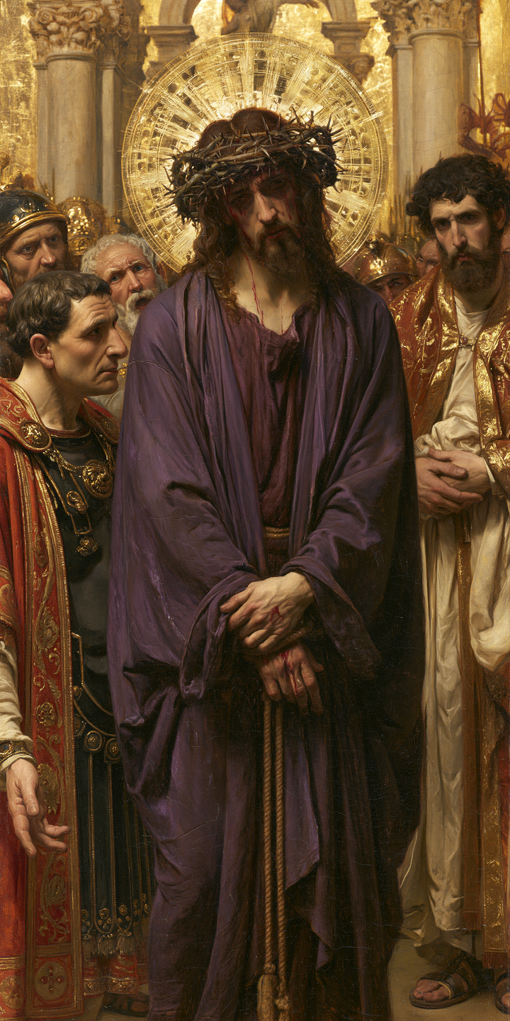 Ecce Homo - Hellig gylden · Portrett nr. 2
