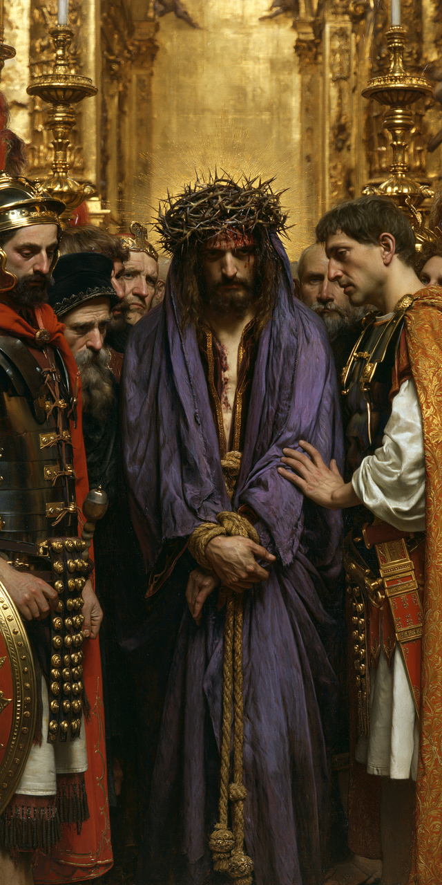 Ecce Homo - Hellig gylden · Portrett nr. 3