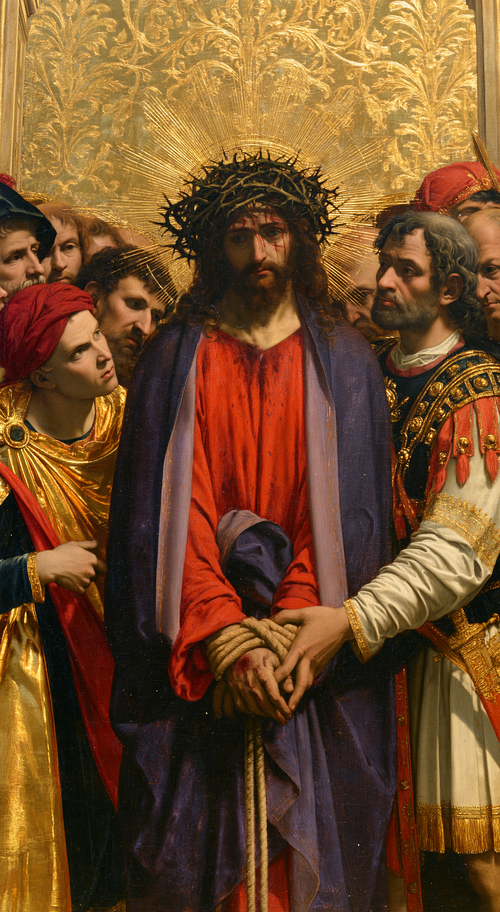 Ecce Homo - Hellig gylden · Portrett nr. 4 - Kristen kunst