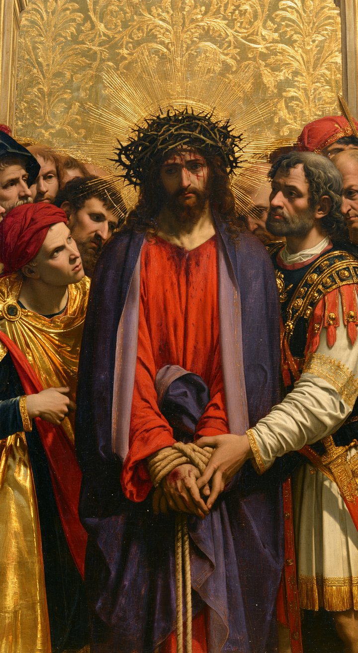 Ecce Homo - Hellig gylden · Portrett nr. 4