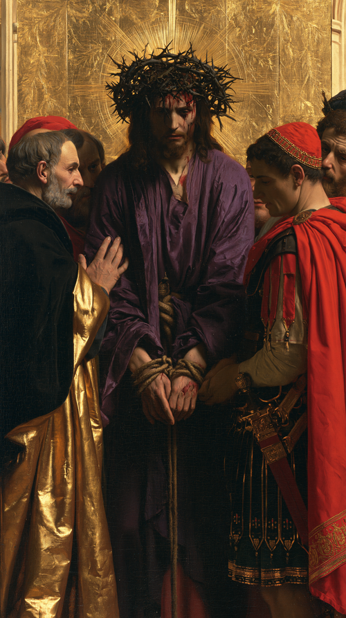 Ecce Homo - Hellig gylden · Portrett nr. 10 - Kristen kunst