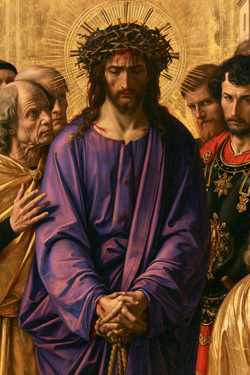 Ecce Homo - Hellig gylden · Portrett nr. 13 - Kristen kunst