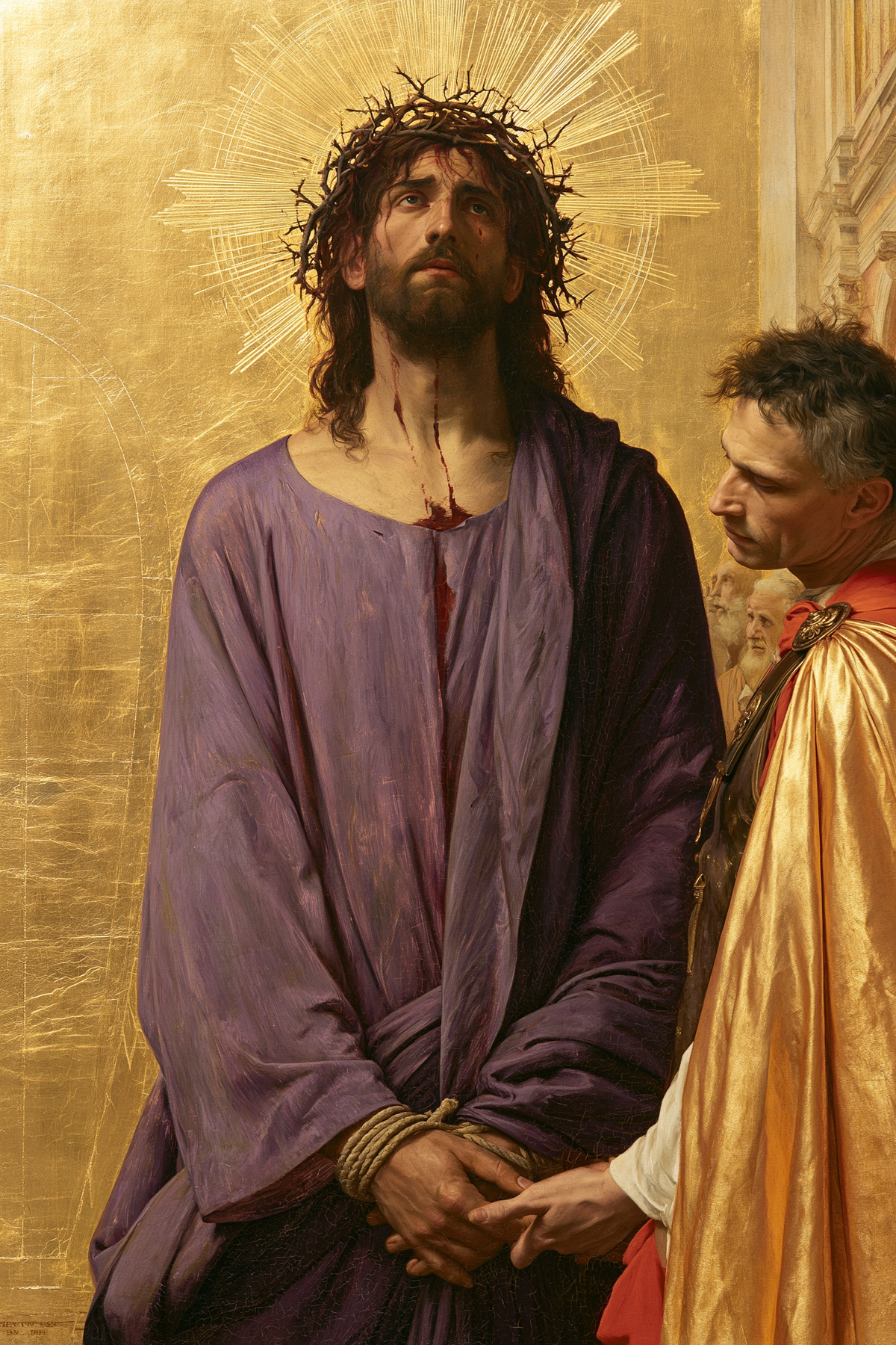 Ecce Homo - Hellig gylden · Portrett nr. 14 - Kristen kunst