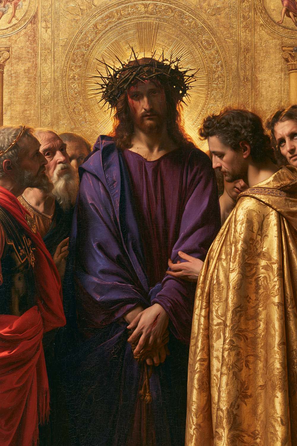 Ecce Homo - Hellig gylden · Portrett nr. 15 - Kristen kunst