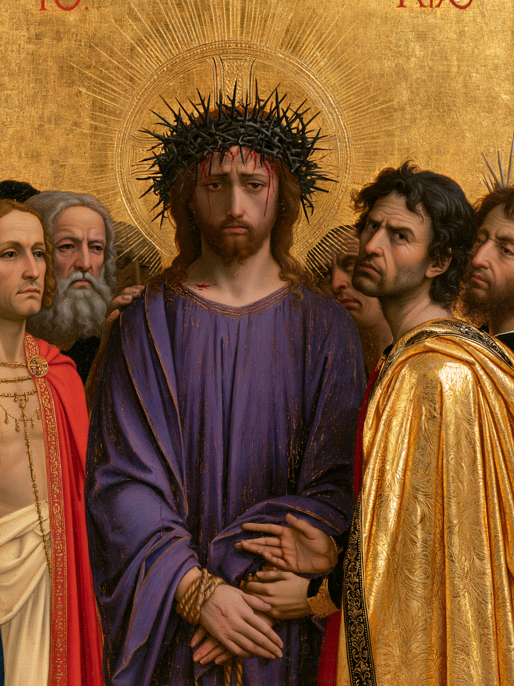 Ecce Homo - Hellig gylden · Portrett nr. 17 - Kristen kunst