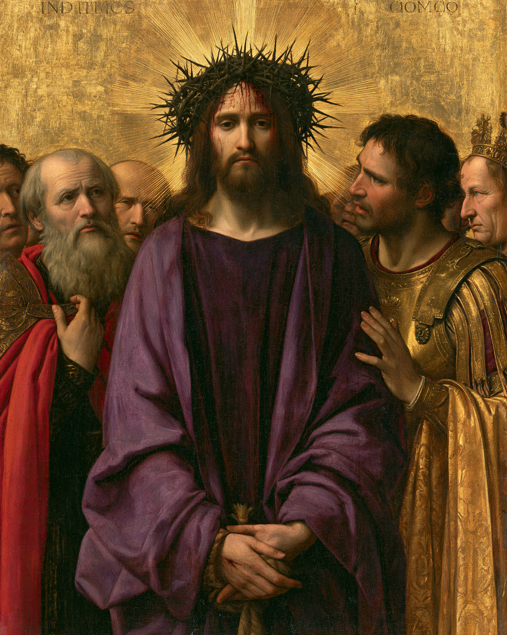 Ecce Homo - Hellig gylden · Portrett nr. 19 - Kristen kunst