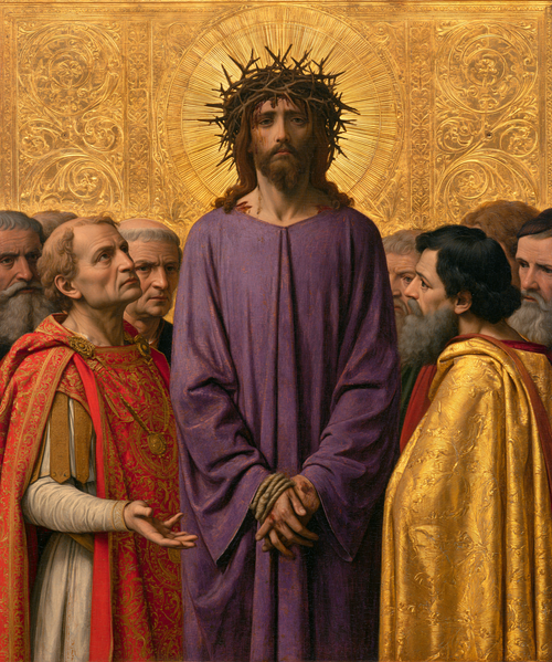 Ecce Homo - Hellig gylden · Portrett nr. 24 - Kristen kunst