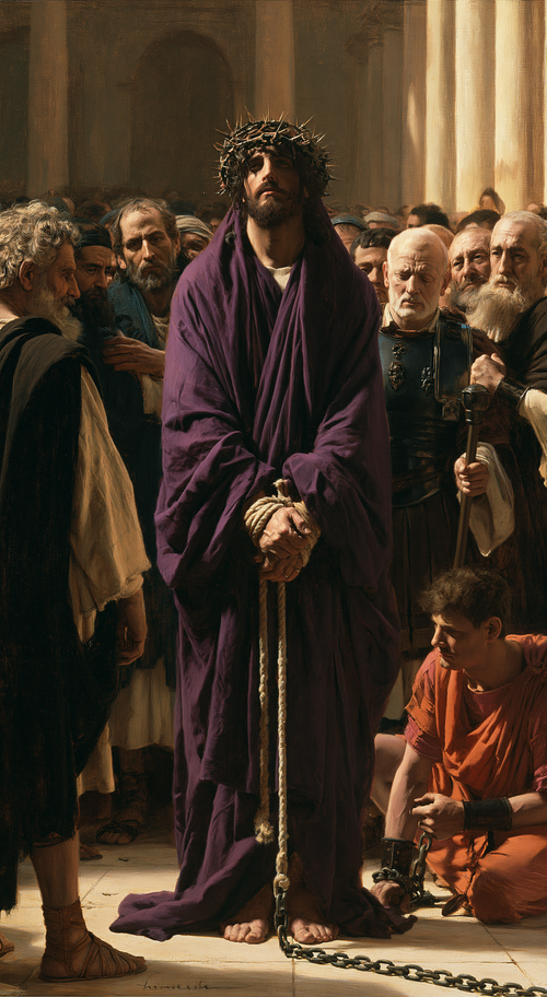 Ecce Homo - Hellig stillhet · Portrett nr. 5 - Kristen kunst