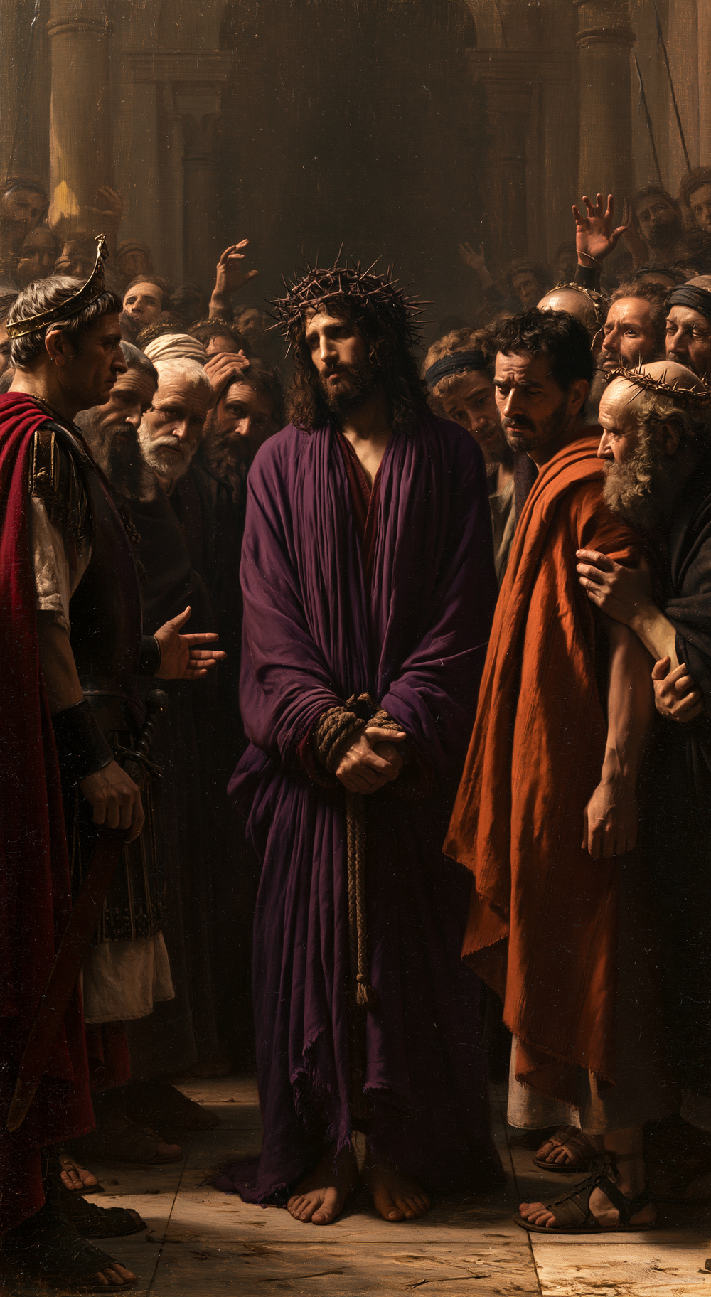 Ecce Homo - Hellig stillhet · Portrett nr. 6 - Kristen kunst