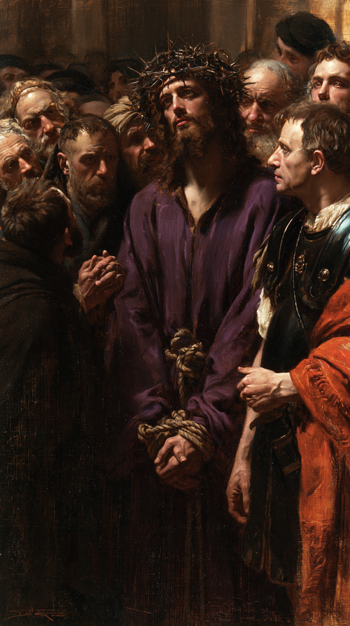 Ecce Homo - Hellig stillhet · Portrett nr. 10 - Kristen kunst