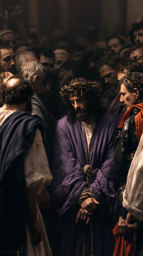 Ecce Homo - Hellig stillhet · Portrett nr. 12 - Kristen kunst