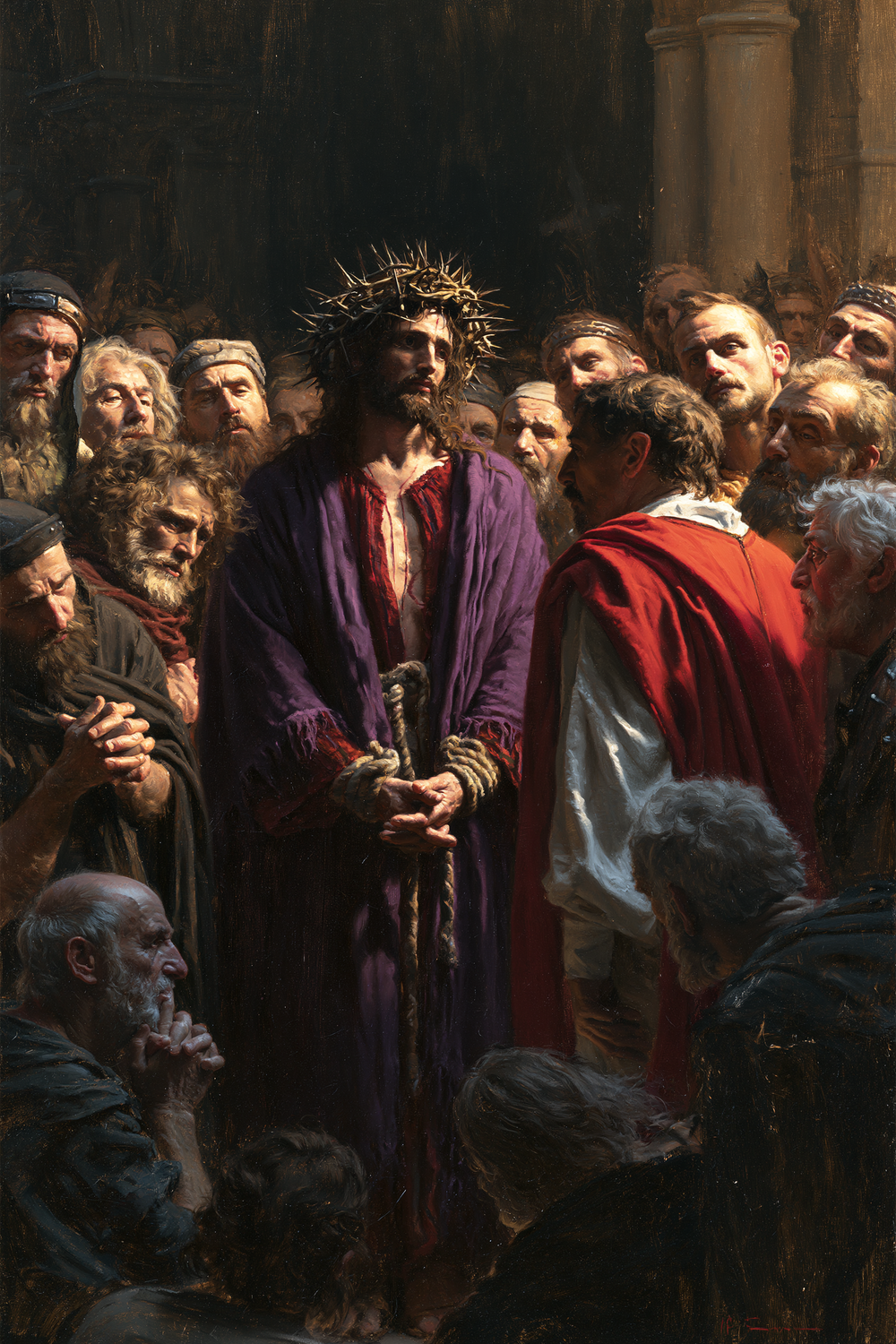 Ecce Homo - Hellig stillhet · Portrett nr. 15 - Kristen kunst