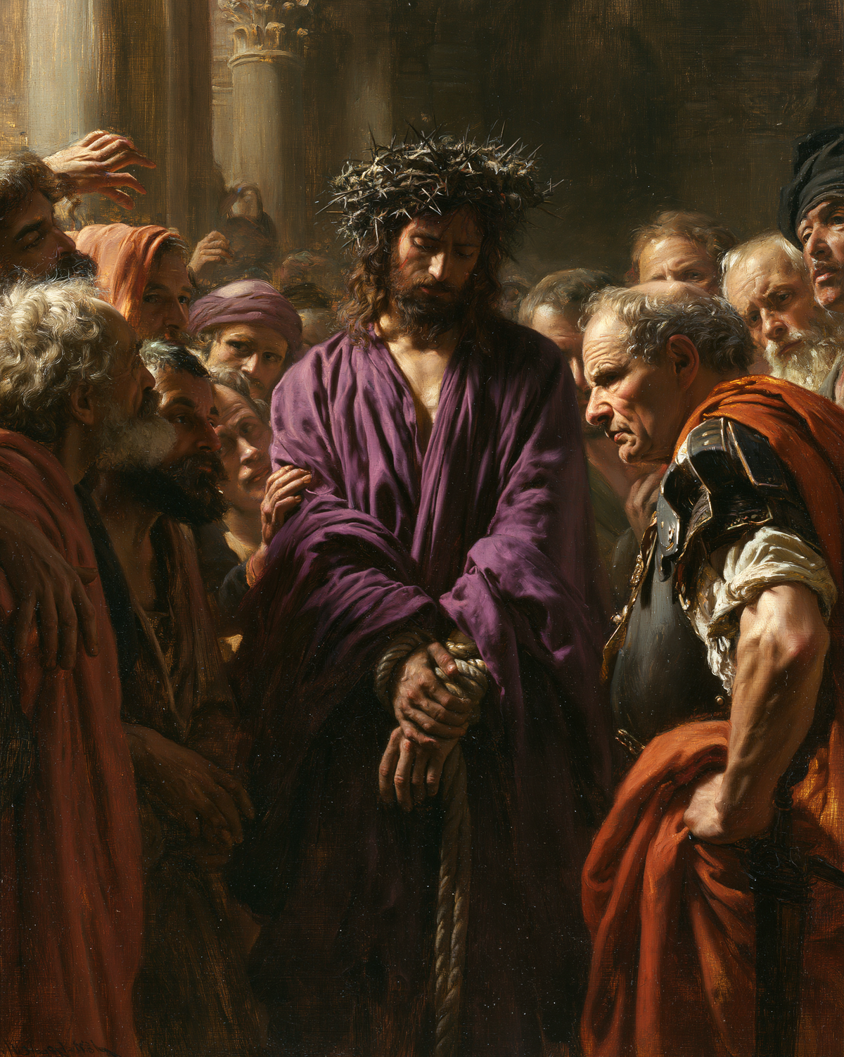 Ecce Homo - Hellig stillhet · Portrett nr. 19 - Kristen kunst