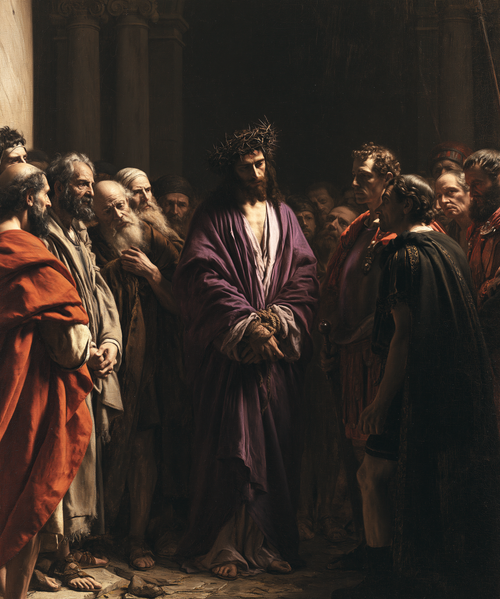 Ecce Homo - Hellig stillhet · Portrett nr. 26 - Kristen kunst